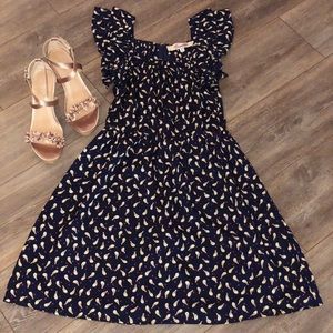 Flutter Sleeve Dress